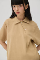 3EIGHTH | Jinwa Knit Tee Khaki