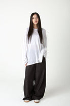 SAERO COLLECTIVE | Myeon Long Sleeve Top | White