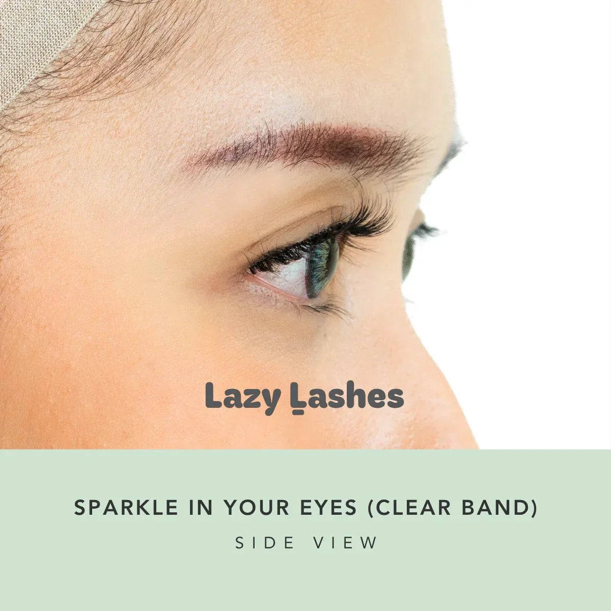 NODSPARK | Clear Band Everyday Sparkle In Your Eyes Lazy Lashes
