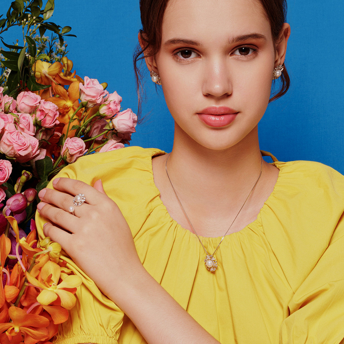 PEARLY LUSTRE | Top Grade Freshwater Pearl Necklace WN00223 | GARDENS