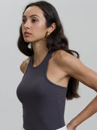 EMVY | Rita Padded Top - Dark Grey