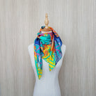 BINARY STYLE | Blooms and Butterflies of Singapore Silk Square Scarf 87x87cm