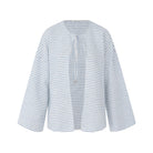 LAYERPLAN | Vinn Front Tie Line Jacket - Stripe