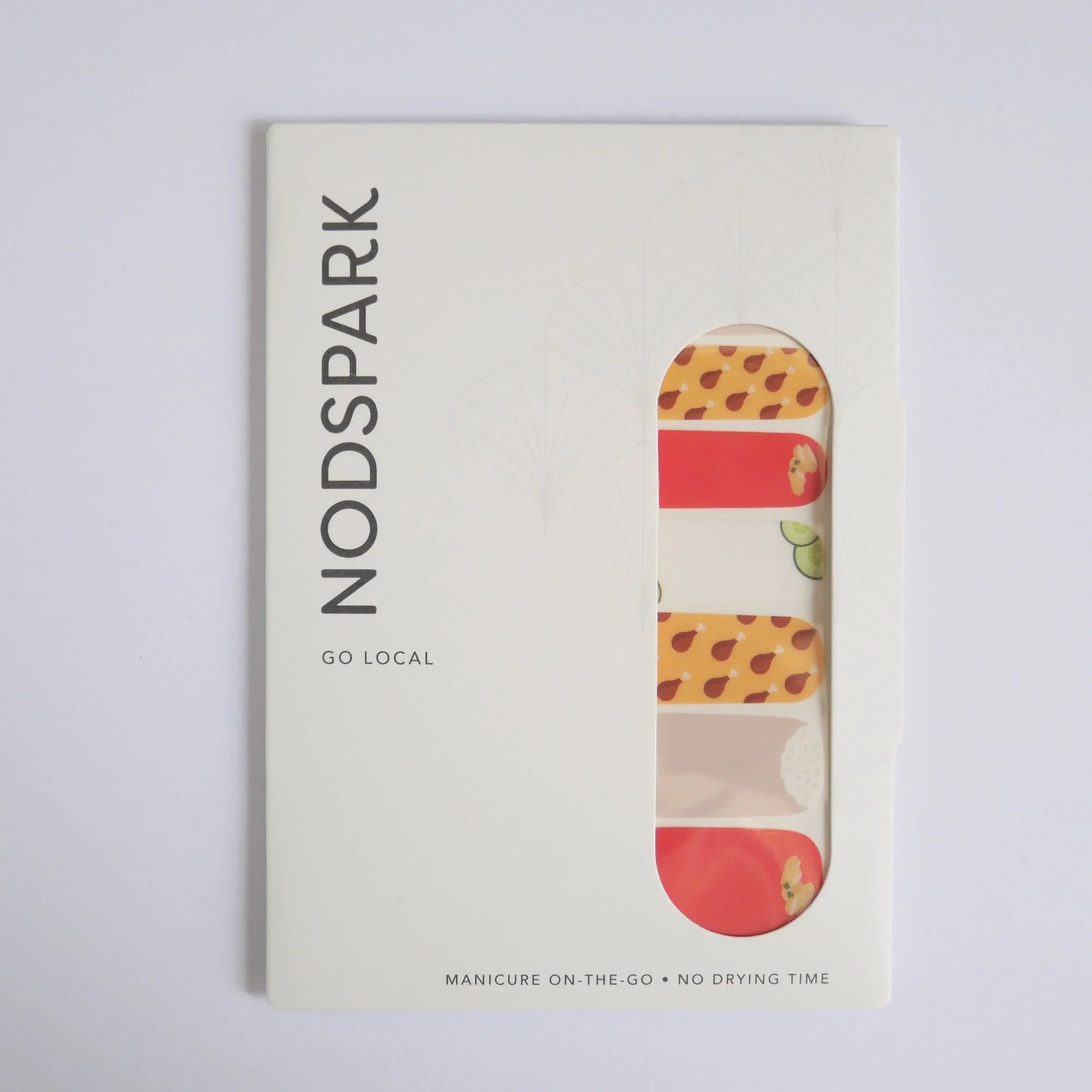 NODSPARK | Chicken Rice Paradise Nail Wrap Manicure