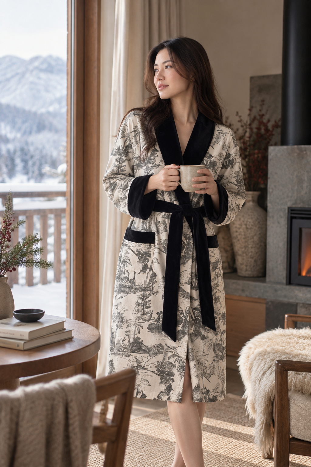 BELLS & BIRDS | Jardin Plush Robe