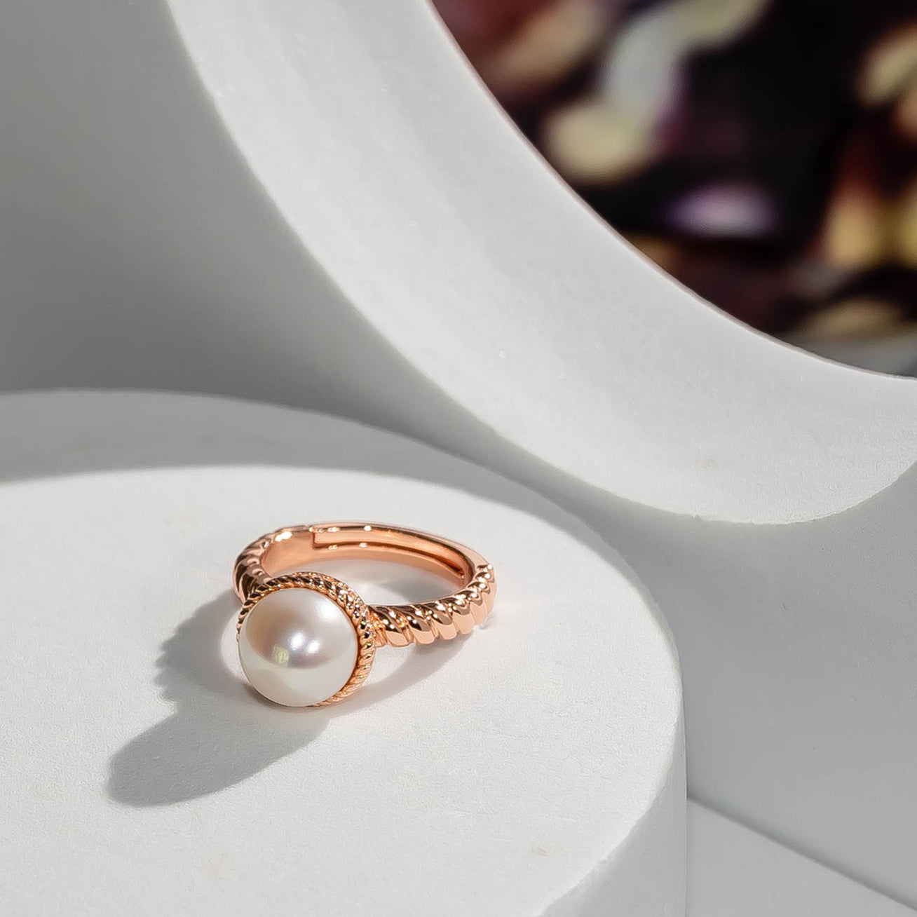 PEARLY LUSTRE | Asian Civilisations Museum Freshwater Pearl Ring WR00097 | ACM Collection