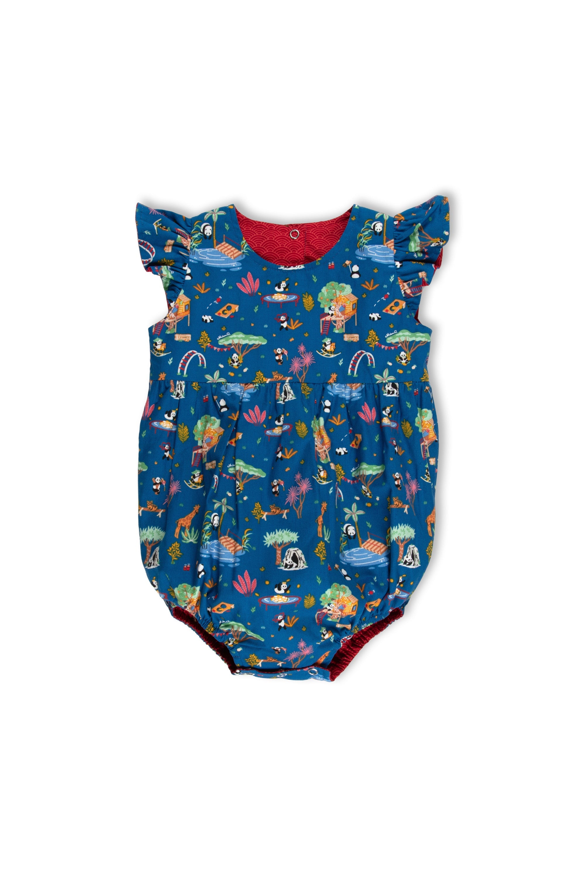 MAISON Q | Vivacious Miss Pony Reversible Girl Onesie