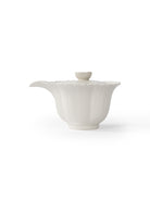 CRAFILAB | Ash Gray & Small Floral Edge Five & Petal Teapot