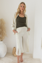 OLIVE BASICS | Delilah Expandable TENCEL™ Culottes