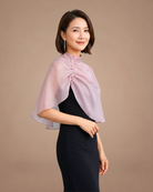 PAOPAO | 盈 YING Sheer Sash Cape