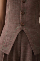 SUI | The Hazel Sun Handsun Handwoven Organic Cotton Waistcoat
