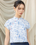 DOTTED LINE | Rita Cheongsam Top