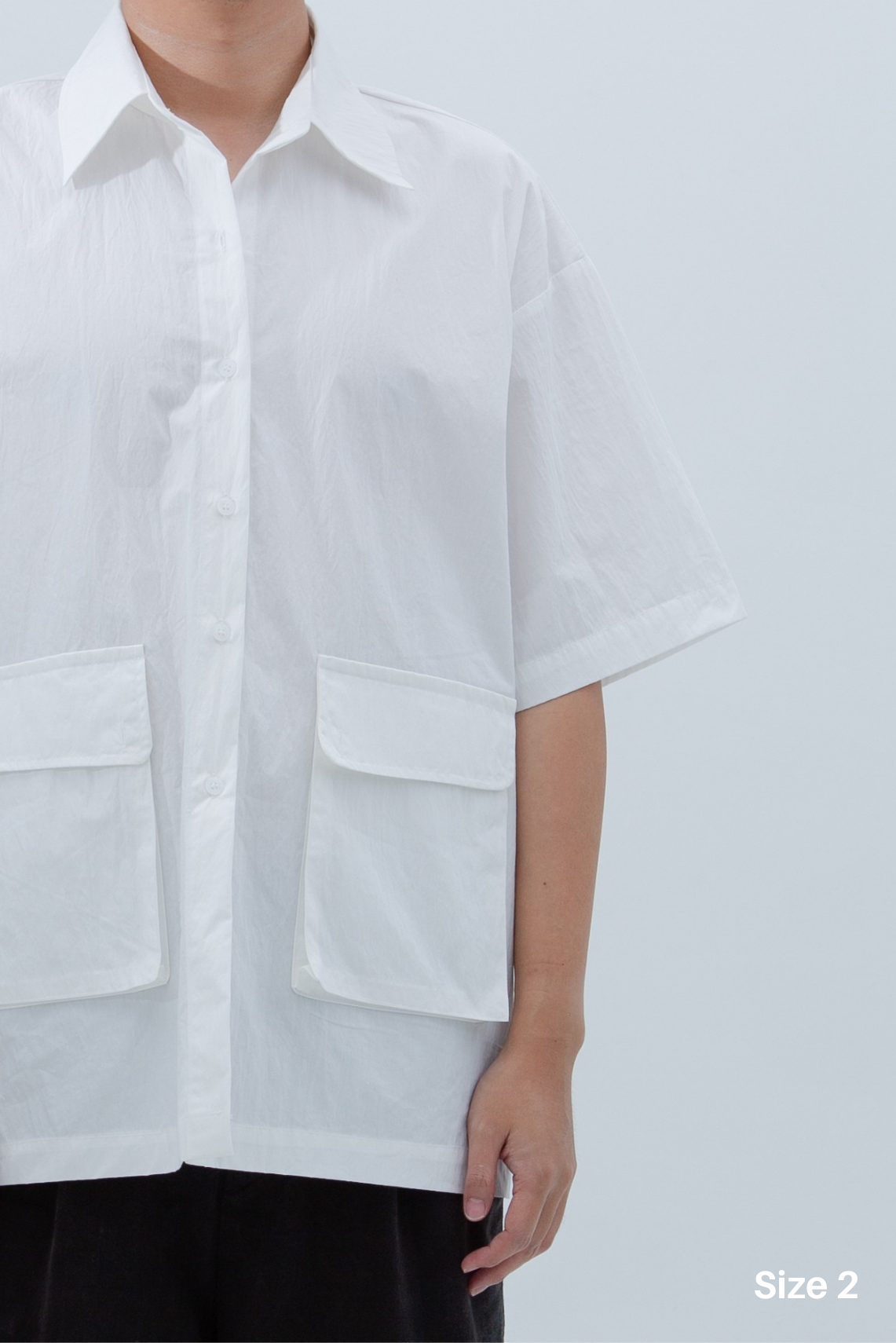 SAERO COLLECTIVE | Boho Overfit Shirt | White