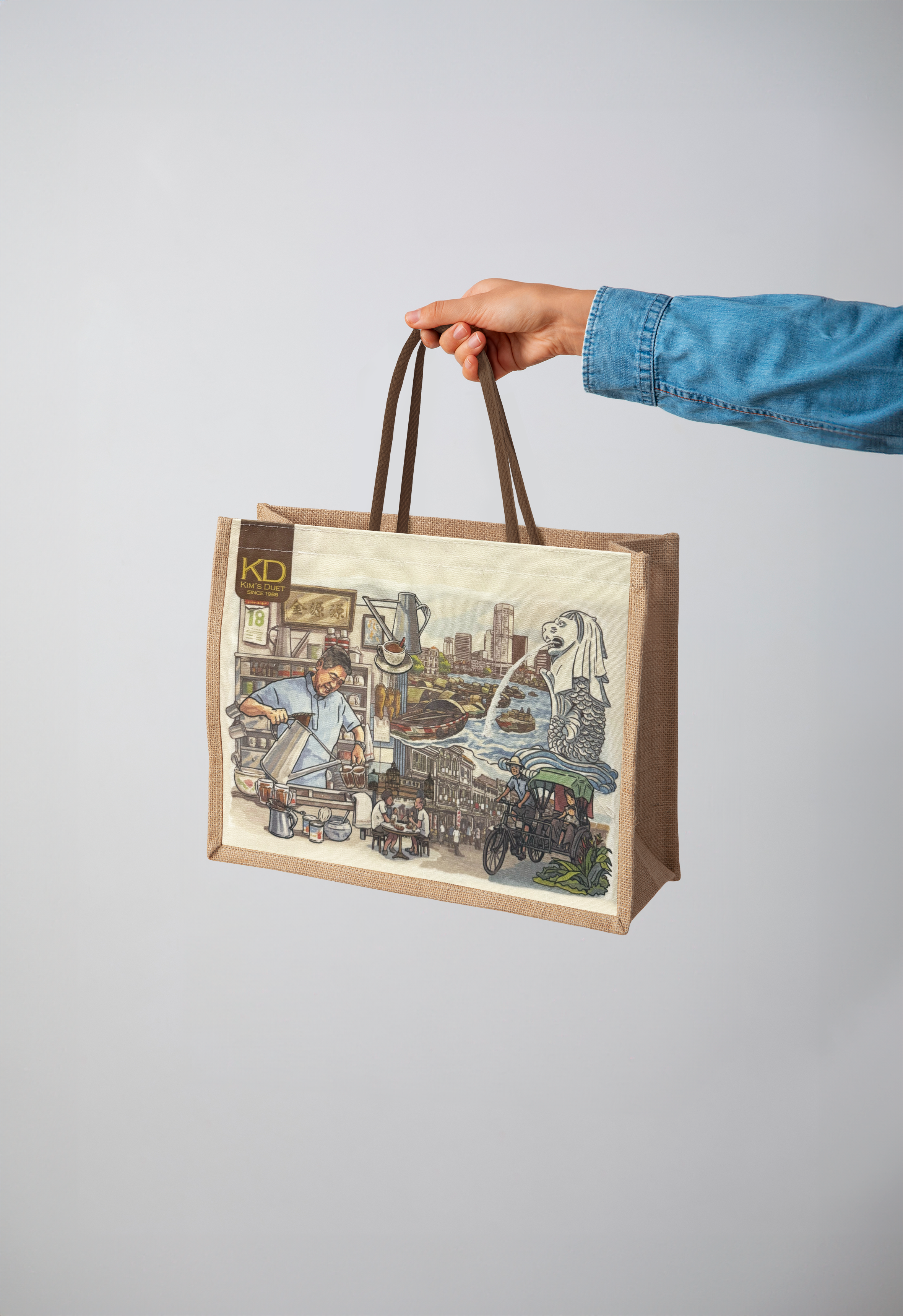 KIM'S DUET | Heritage Jute Bag