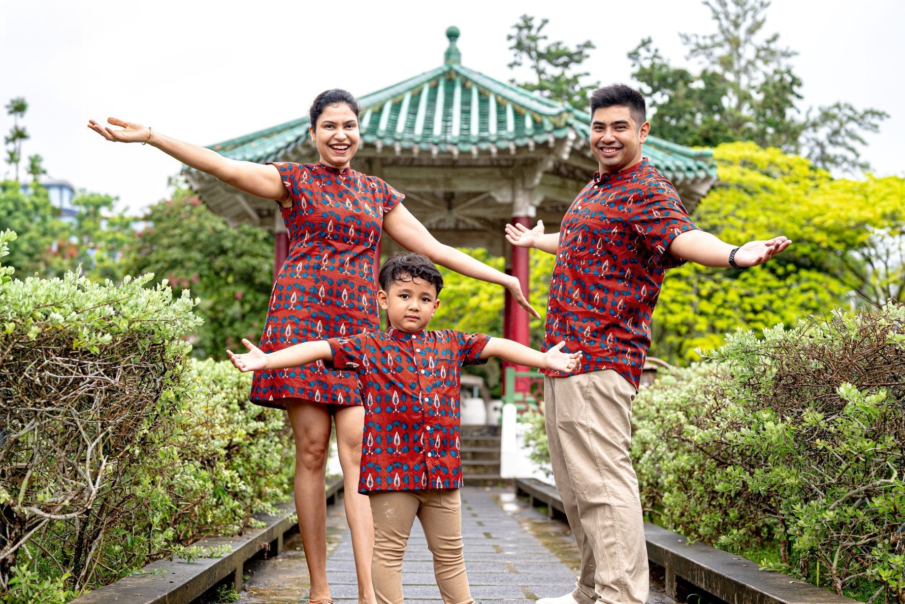 NIMBU | Celestial Women's Dress With Pockets In Red