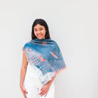 BINARY STYLE | Playful Otters 115x115cm Square Scarf