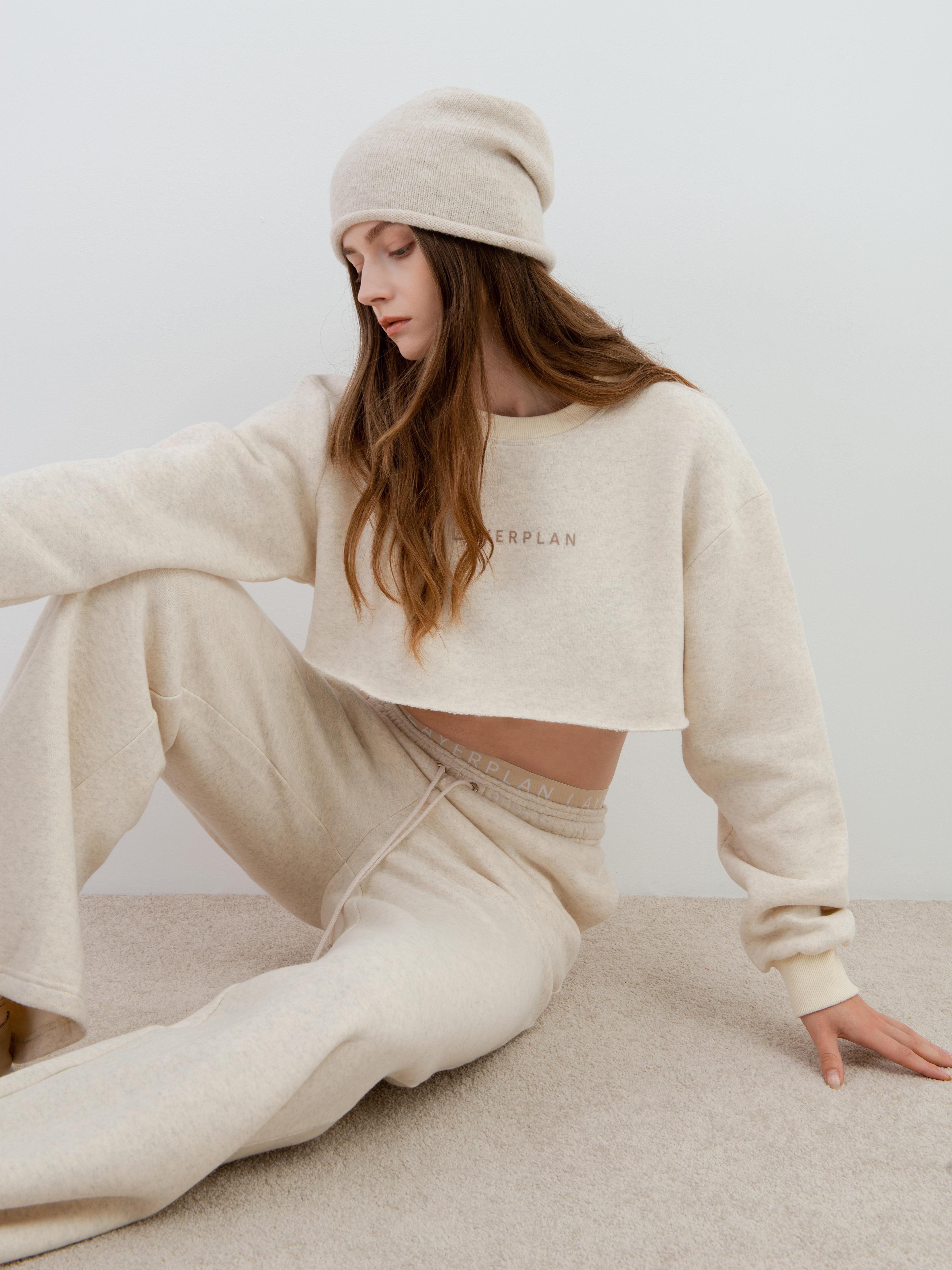 LAYERPLAN | LP Wideleg Logo Sweater Set