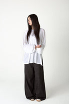 SAERO COLLECTIVE | Myeon Long Sleeve Top | White