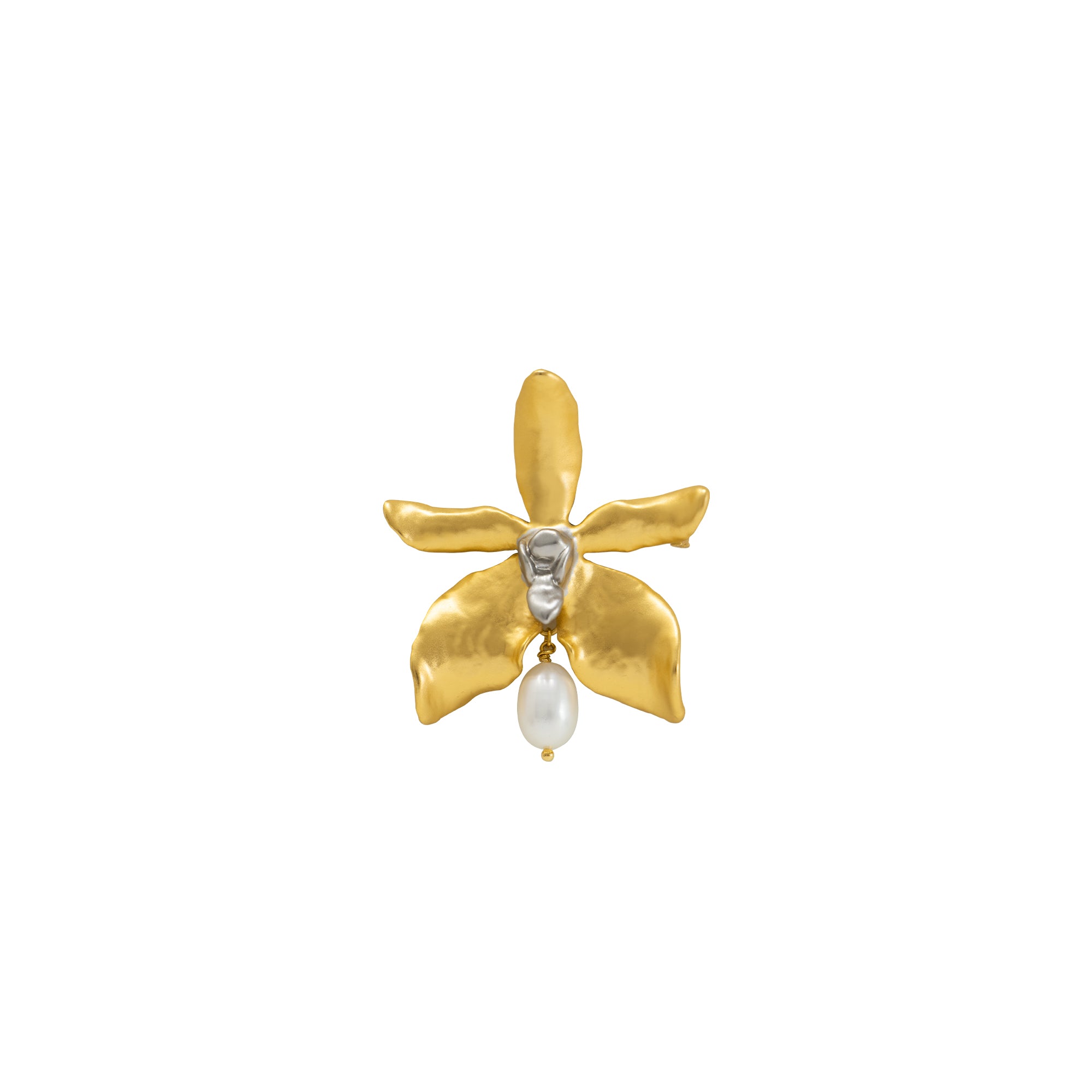 RISIS | Aranthera Orchid Pearl Brooch