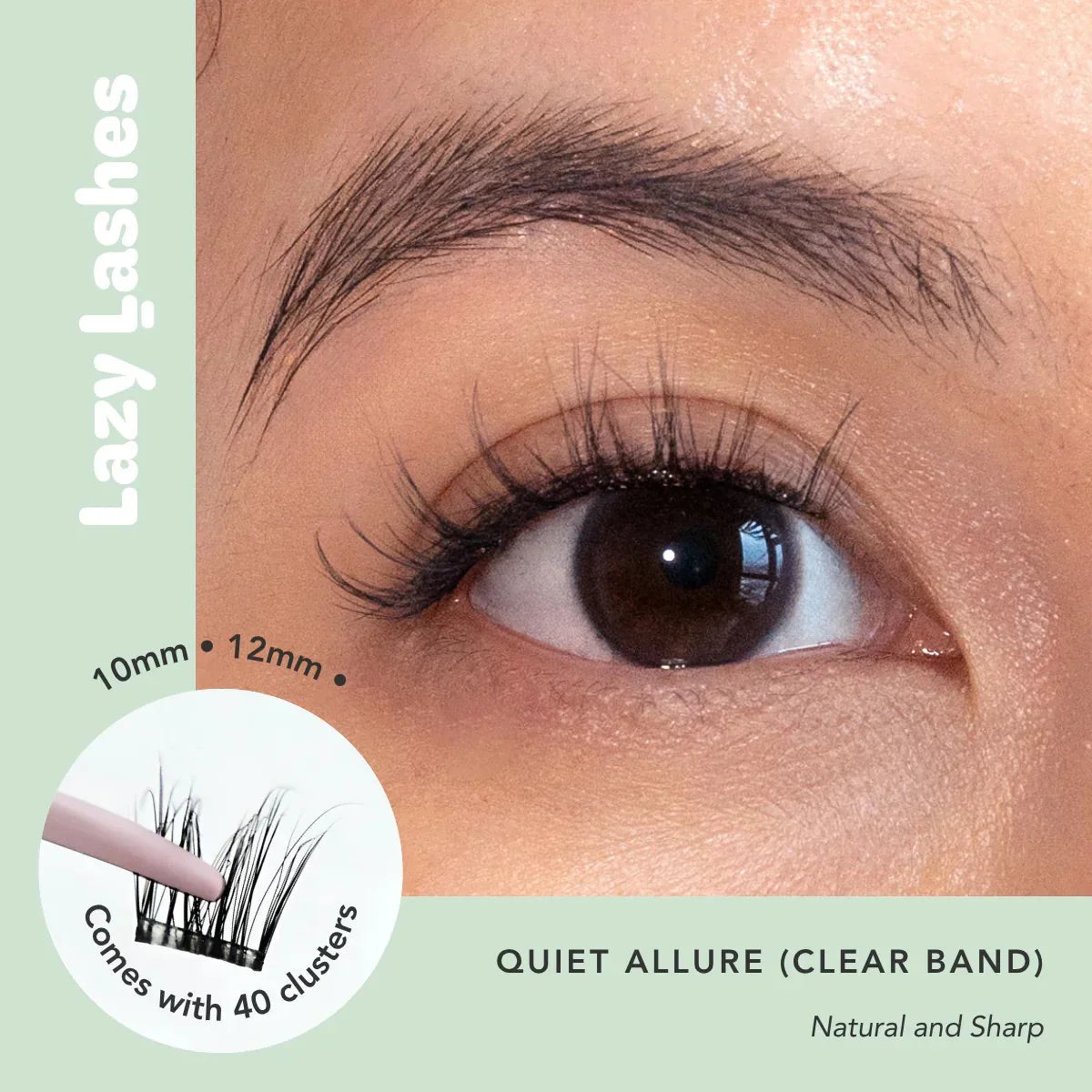 NODSPARK | Clear Band Everyday Quiet Allure Lazy Lashes