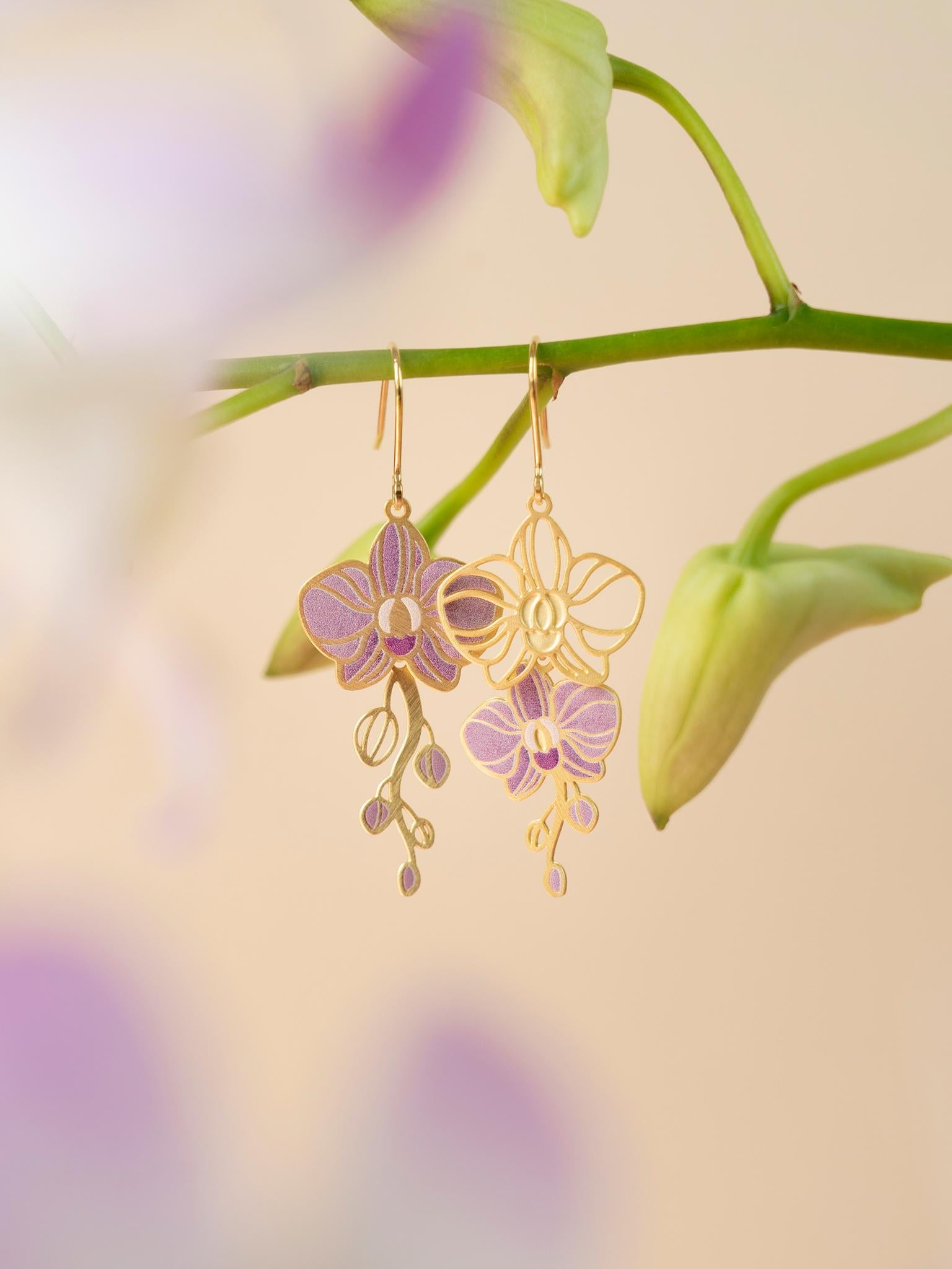 EMBRACE JEWELLERY | Orchid Earrings