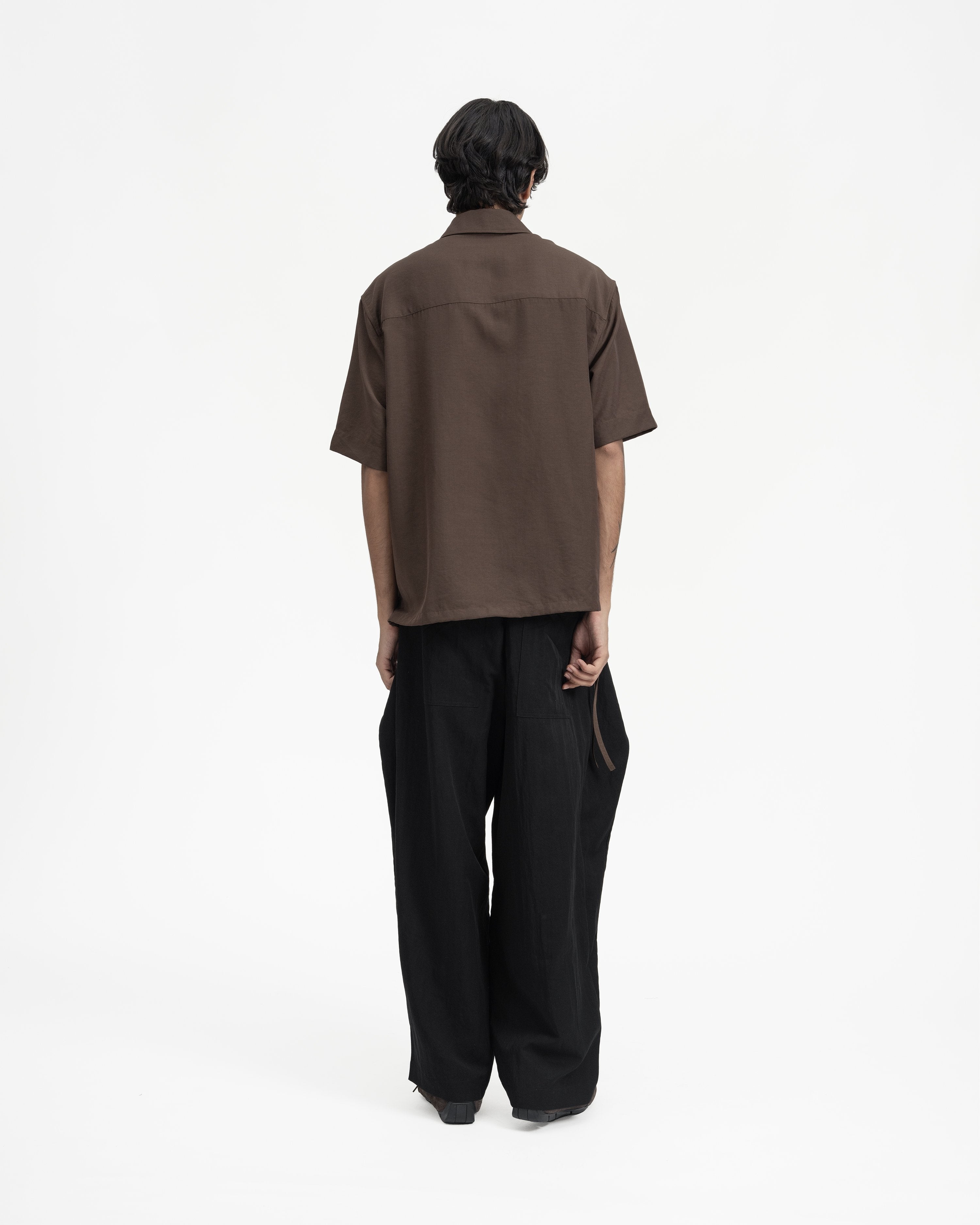 GRAYE | Drawstring Shirt | Cocoa