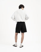 GRAYE | Pleated Sweatshorts - Black
