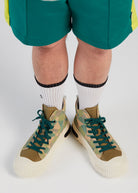 PROJECTWEAR | Farrell Mid Cut Leather Sneaker Green
