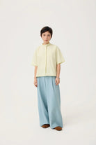 3EIGHTH | UTSURO Crop Shirt in Pandan Green