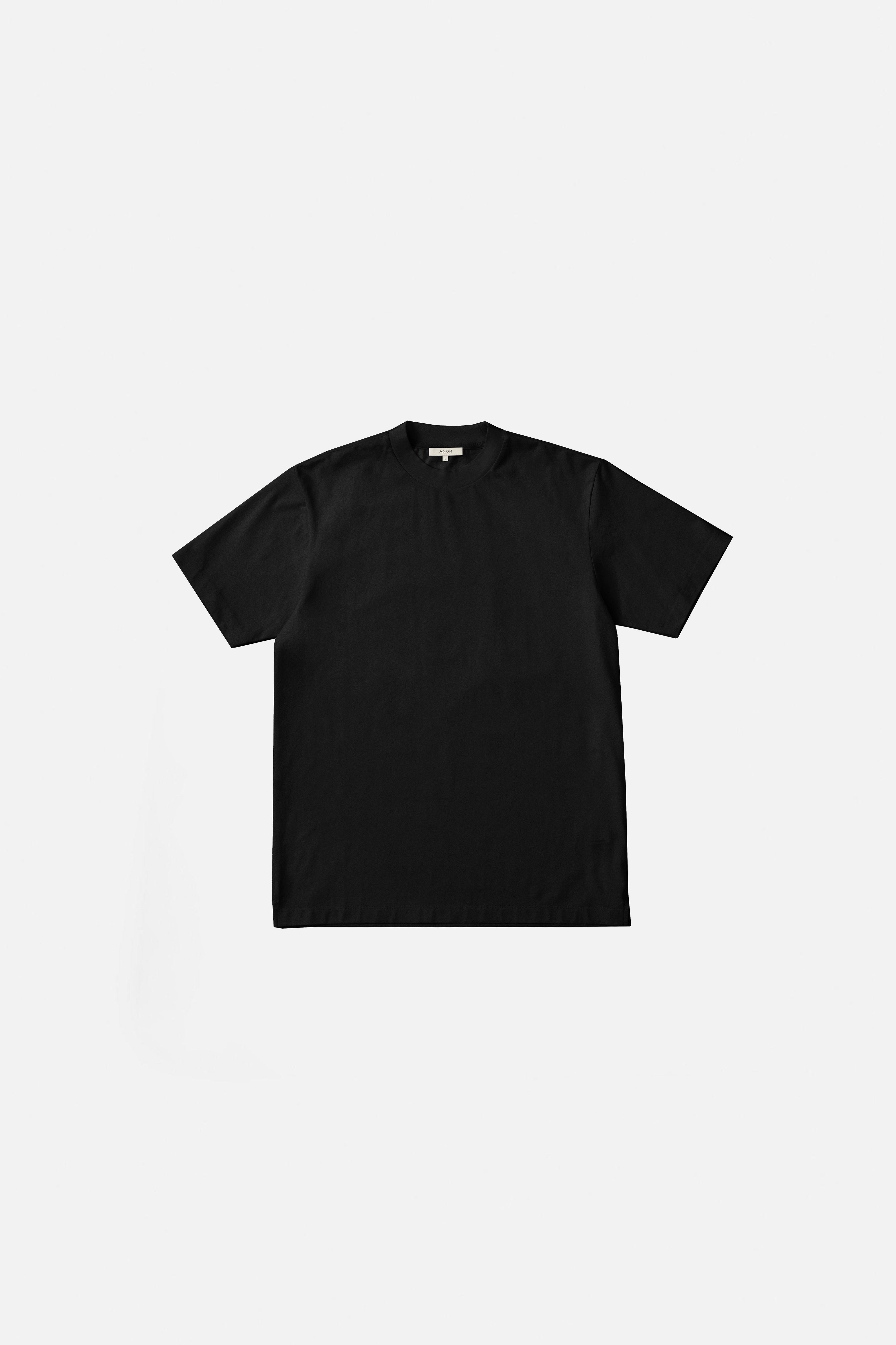 HOUSE OF ANON | Arlo Mock Neck Tee, Jersey