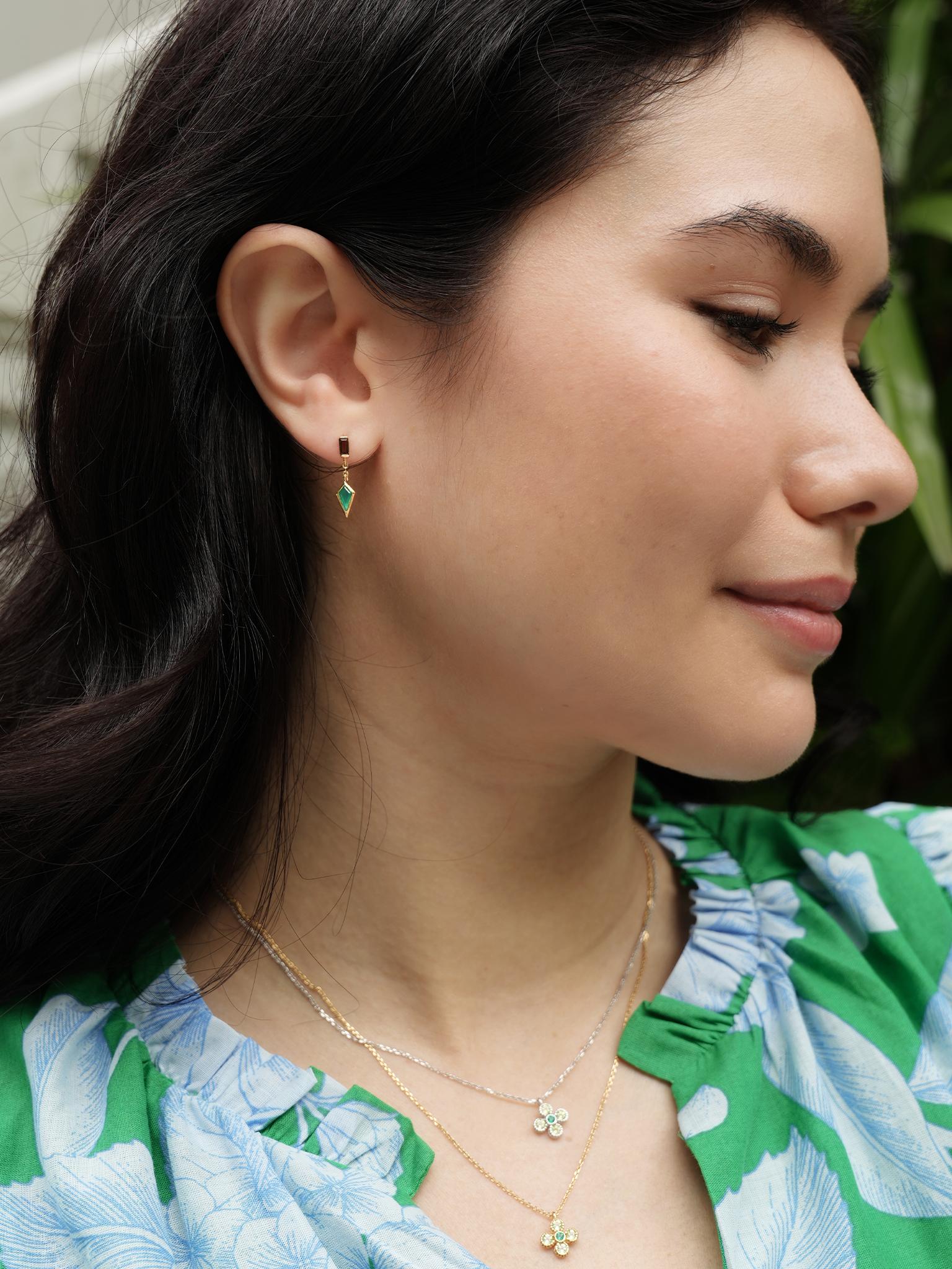 EMBRACE JEWELLERY | Verdant Edge Earrings