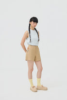 3EIGHTH | Yuru Knit Shorts Khaki