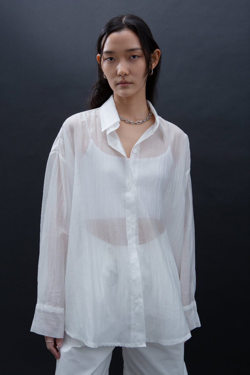 SAERO COLLECTIVE | Malgeun Tencel Shirt White