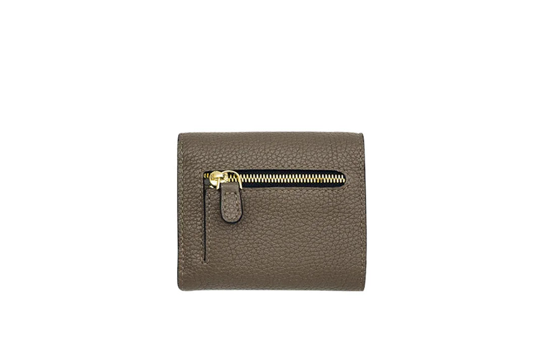 ROUNN | Small Flap Wallet - Taupe