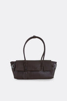 AESTHETIC PLEASURE | Rocco Baguette Bag Ostrich Brown