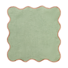 MEJA | The Aventure Africaine’ Cocktail Napkin - Oil Green Solid (Set of 2)