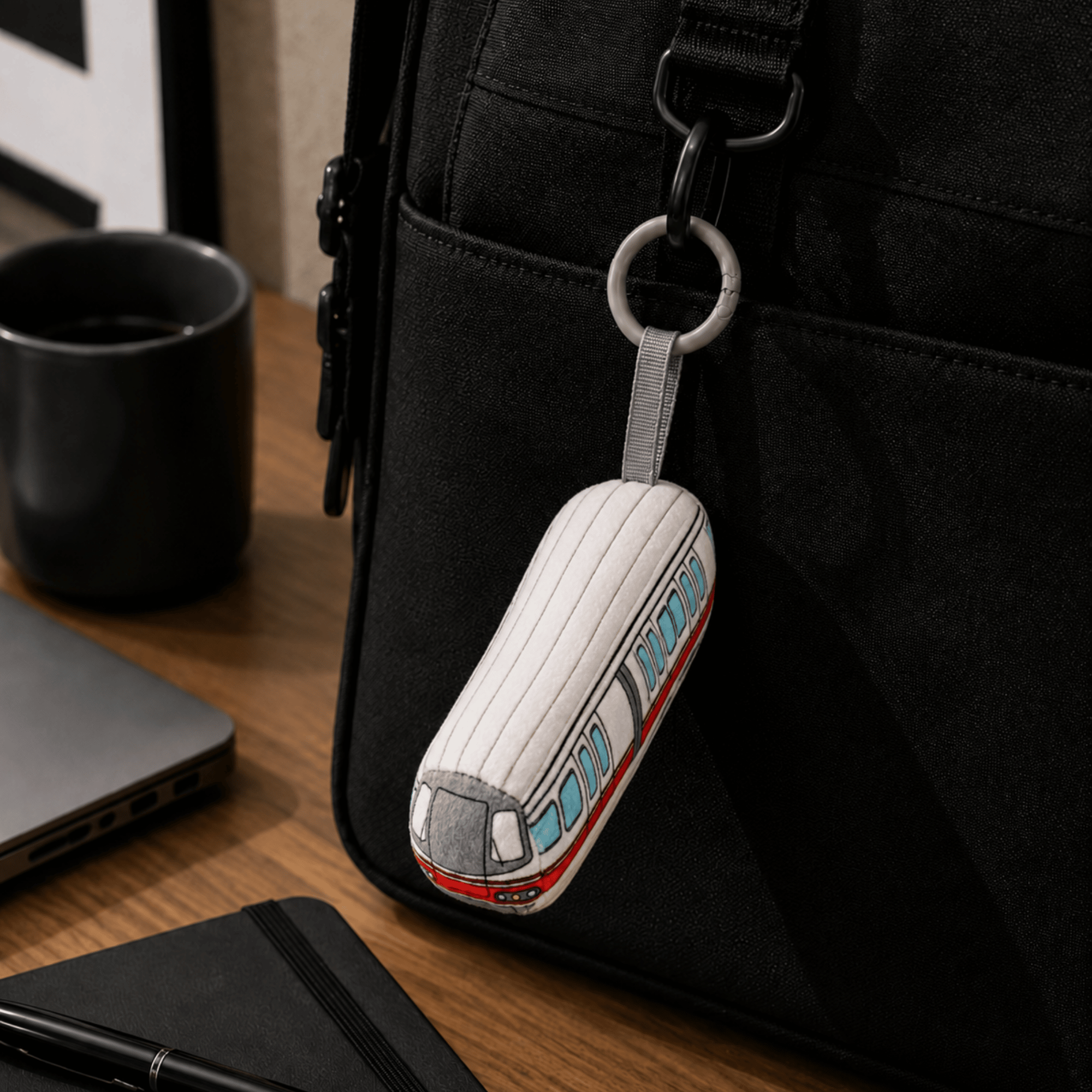 NOM | Nibbles by Nom Mini Transport Series Keychains - Squeeze to Play Sound, Soft Collectible Kids Toy