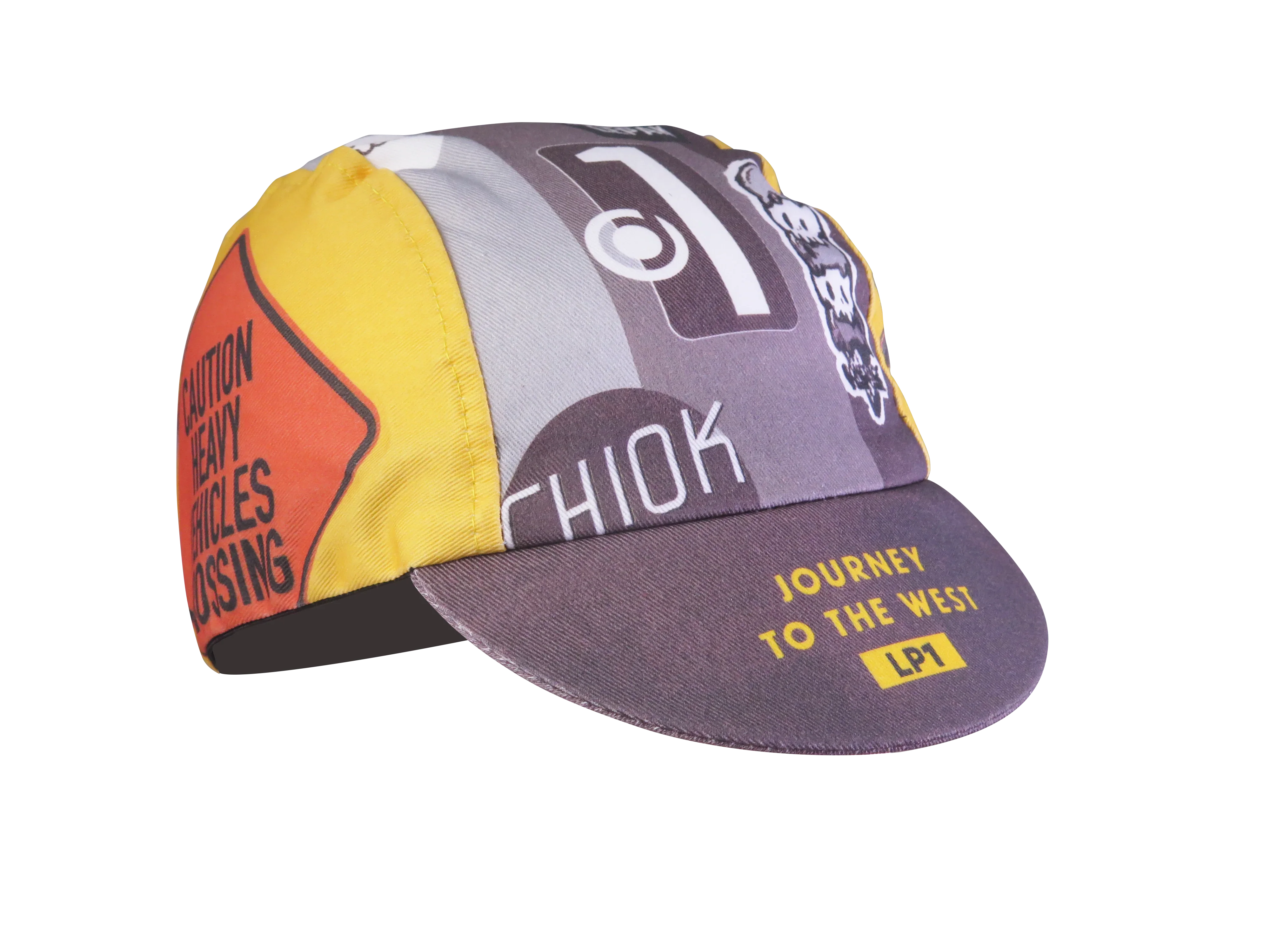 A DESIGN BY TAKACHYA | Cycling Cap - Mission to Tuas Grayscale