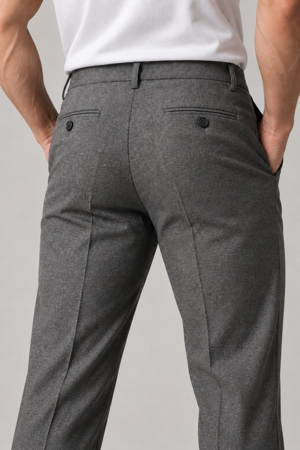 WRLD | Quintessential Trousers | Grey