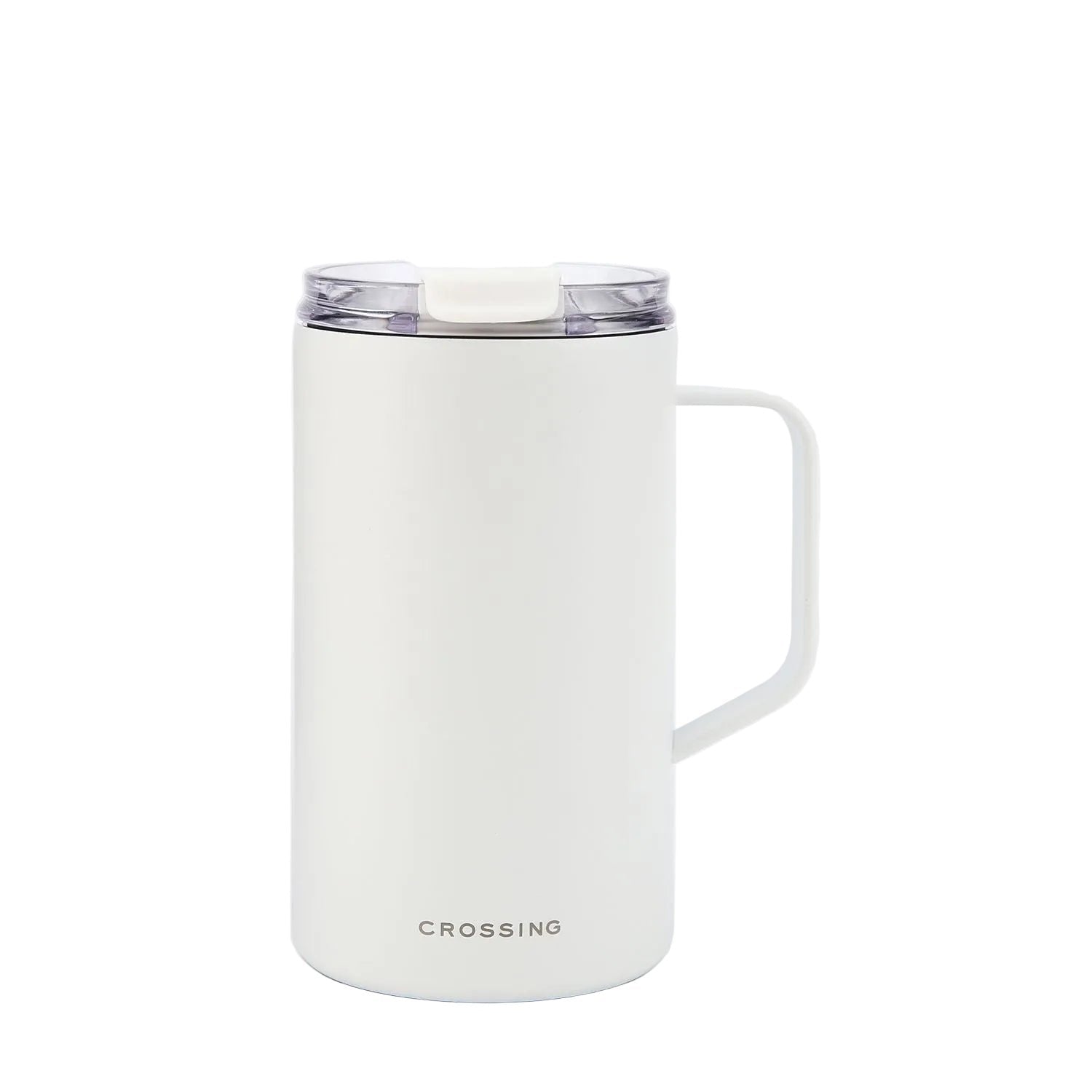 CROSSING | 500ml Neo V2 Insulated S/S Leakproof Lid Ceramic Mug W Handle And Silicone Base
