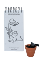 PURPLE & PURE | Into The Forest Plantable Colouring Book