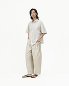 GRAYE | Flare Back Stripe Shirt