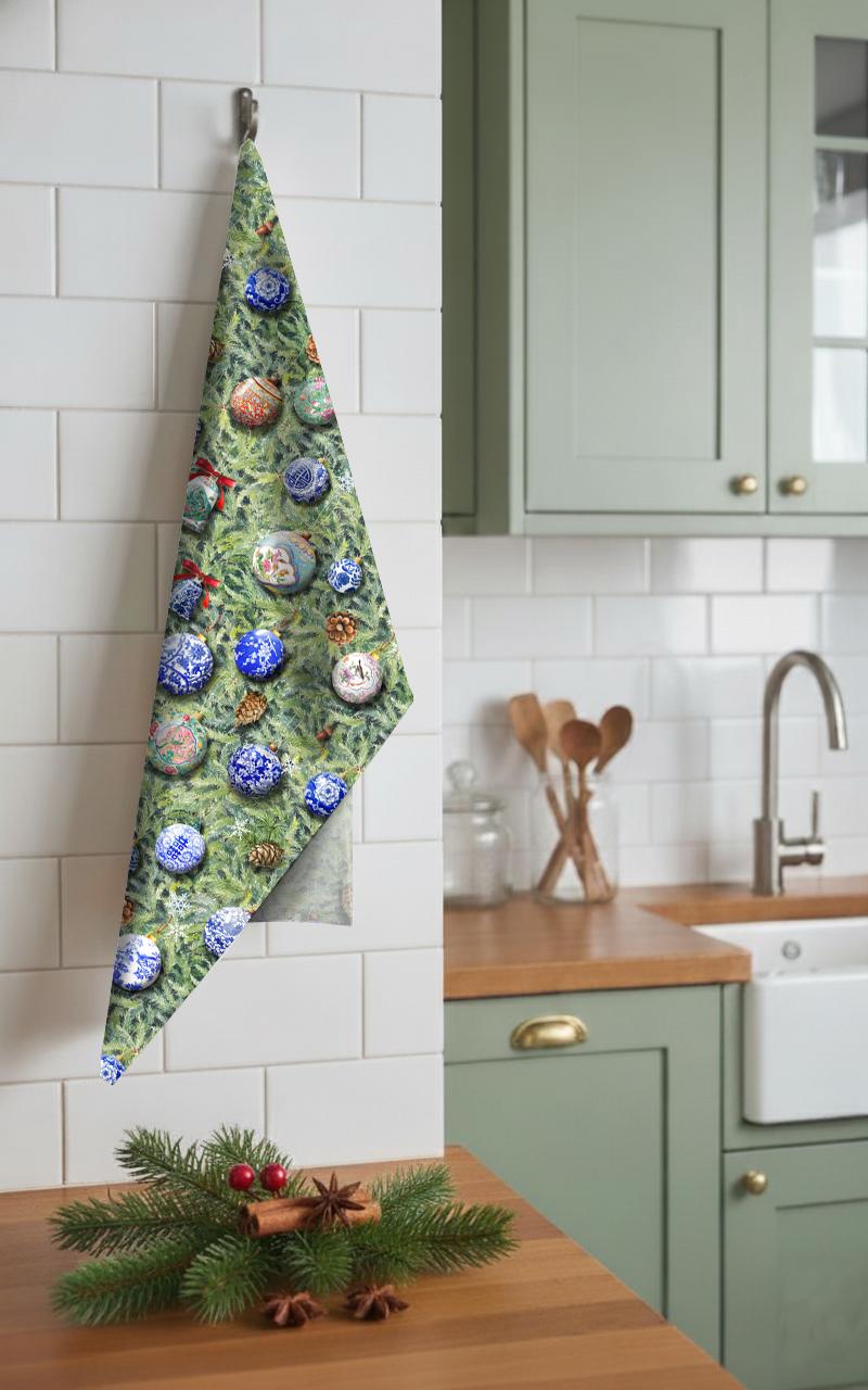 SINGLAPA | Peranakan Ornaments Tea Towel