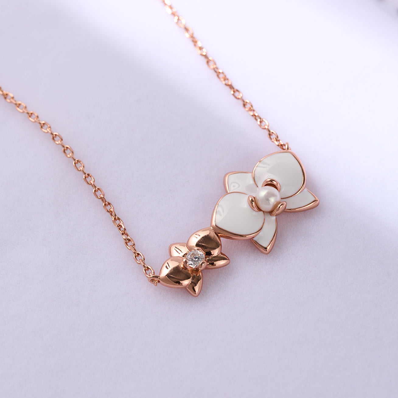 PEARLY LUSTRE | Top Grade Freshwater Pearl Set WS00120 | ORCHID