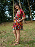 NIMBU | Havana Scarlet Tropic Women's Short Dress