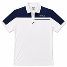 WRLD | Colour Block Polo Tee | Navy