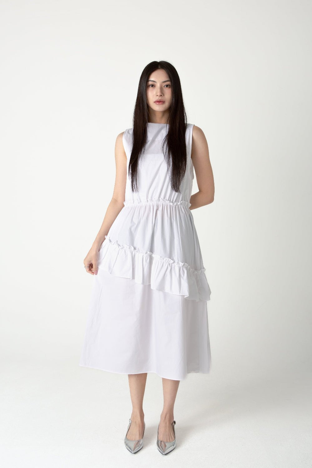SAERO COLLECTIVE | Gureum Dress | White