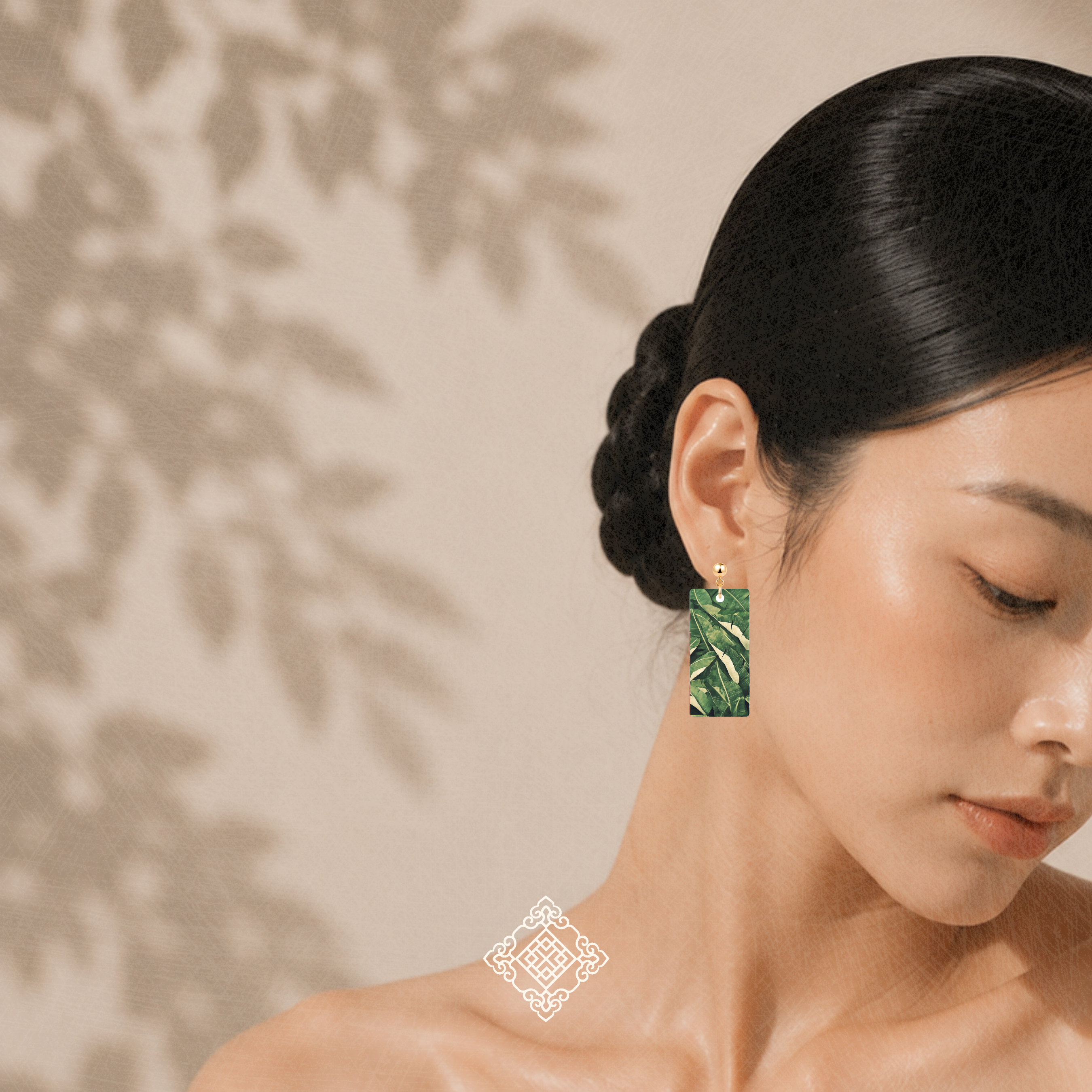 THE ANTECEDENT STORE | Banana Leaf Earrings