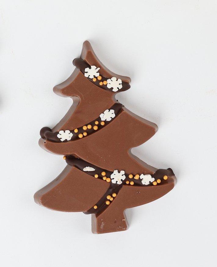 ANJALICHOCOLAT | Mini Christmas Chocolate Trees: Milk Chocolate