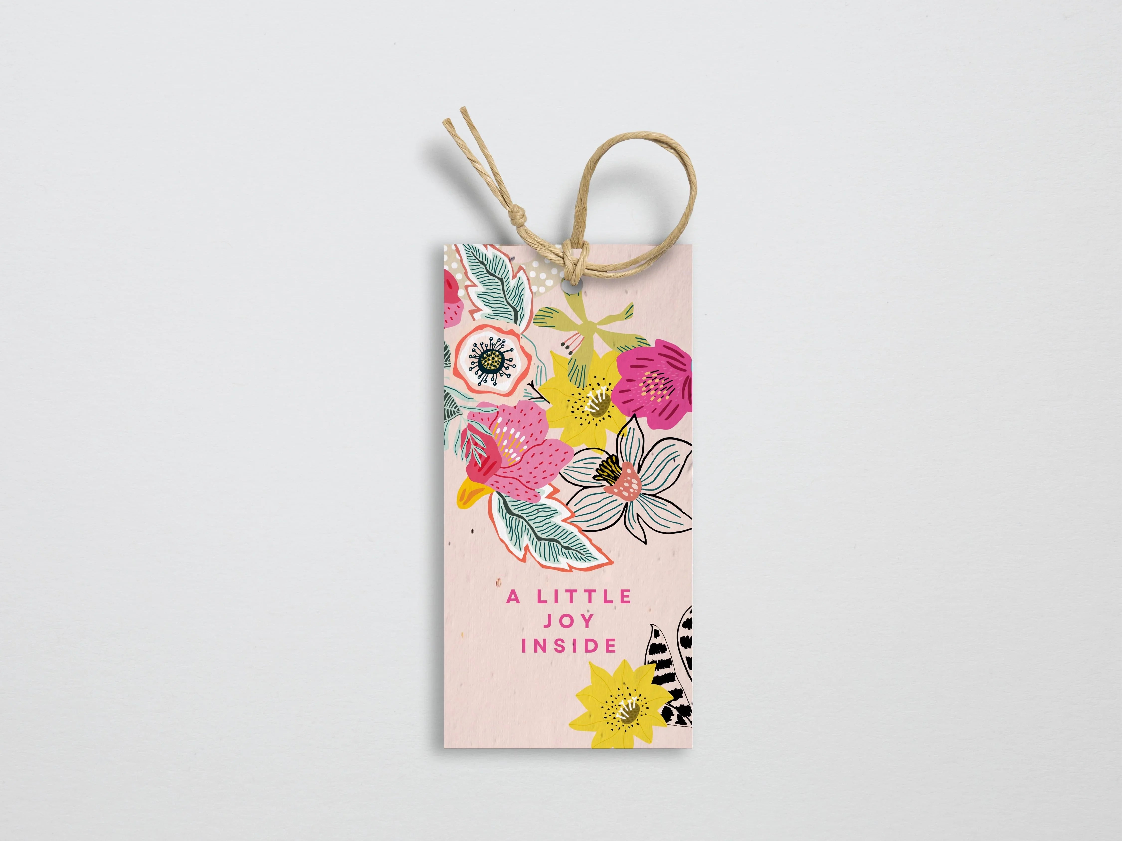 PURPLE & PURE | Plantable Seed Gift Tags – Set of 10 (Little Joy)